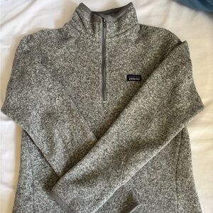 Patagonia Better Sweater Quarter Zip Grey - Women’s Small